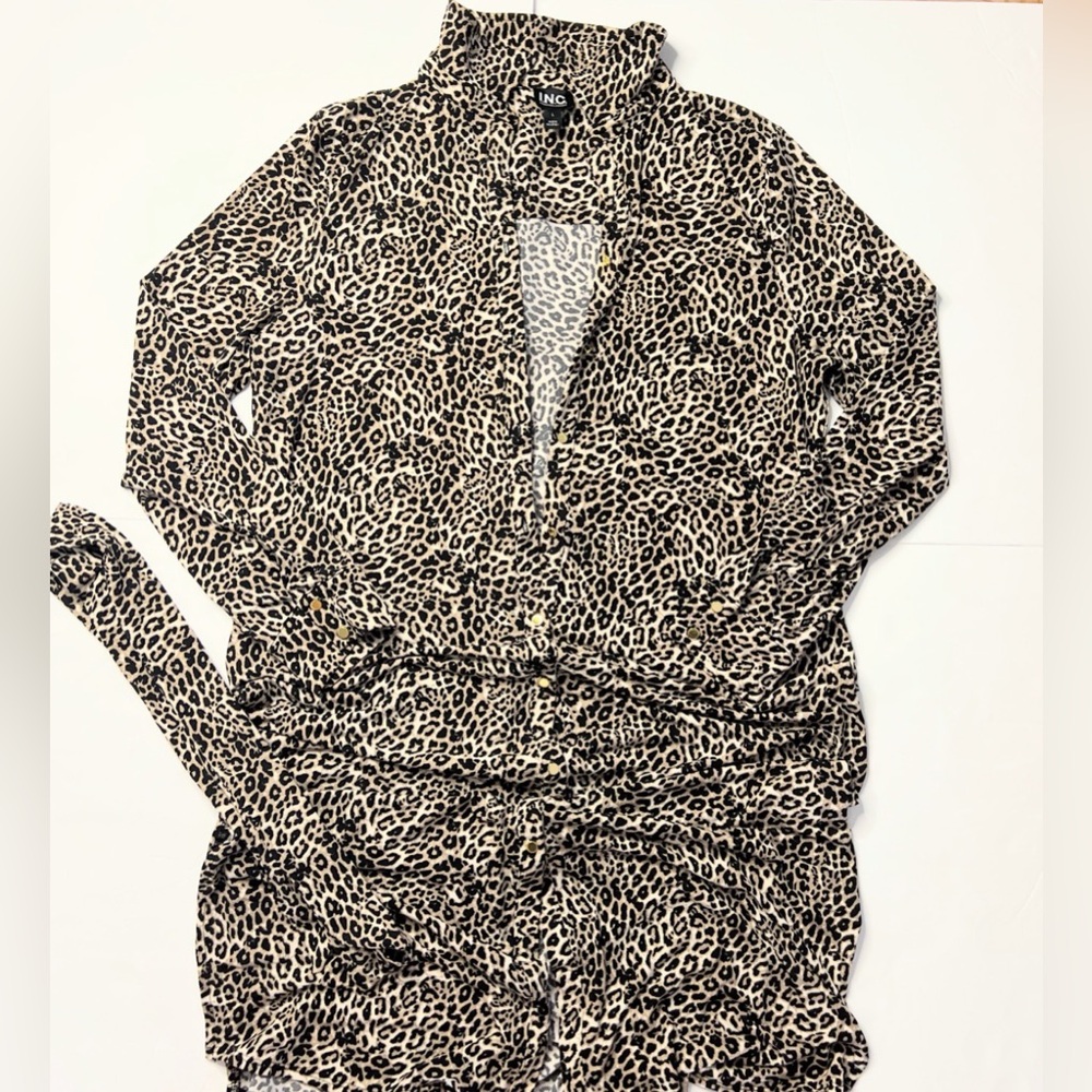(Final price buy as is) 

INC International Concepts Leopard Print Dress